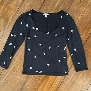 NWOT. Medium floral shirt.